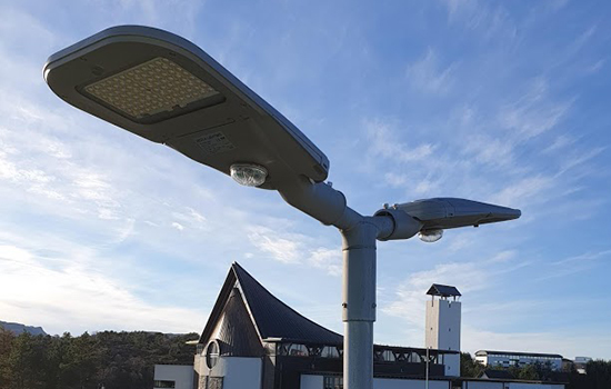 led street light with motion sensor in Norway