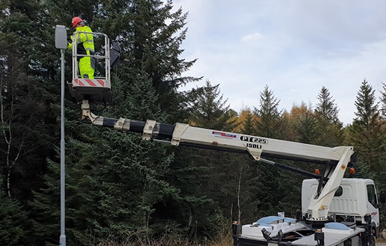 led street light with motion sensor in Norway