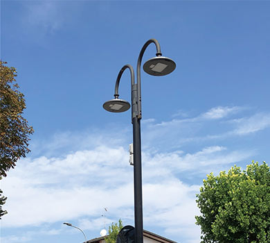 led street light with motion sensor in Norway