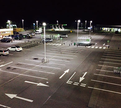 led street light with motion sensor in Norway