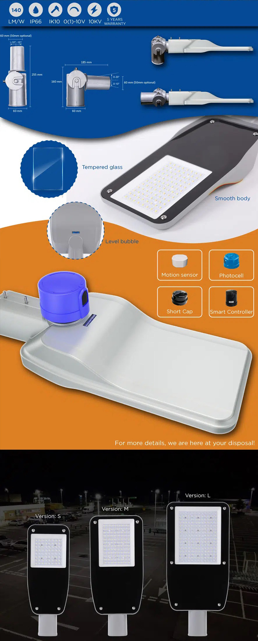 120w street lamp light with IESNA LM-79-08