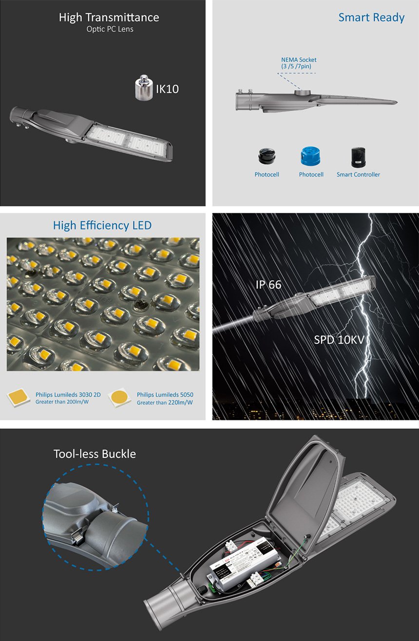 china 80w led street light factories