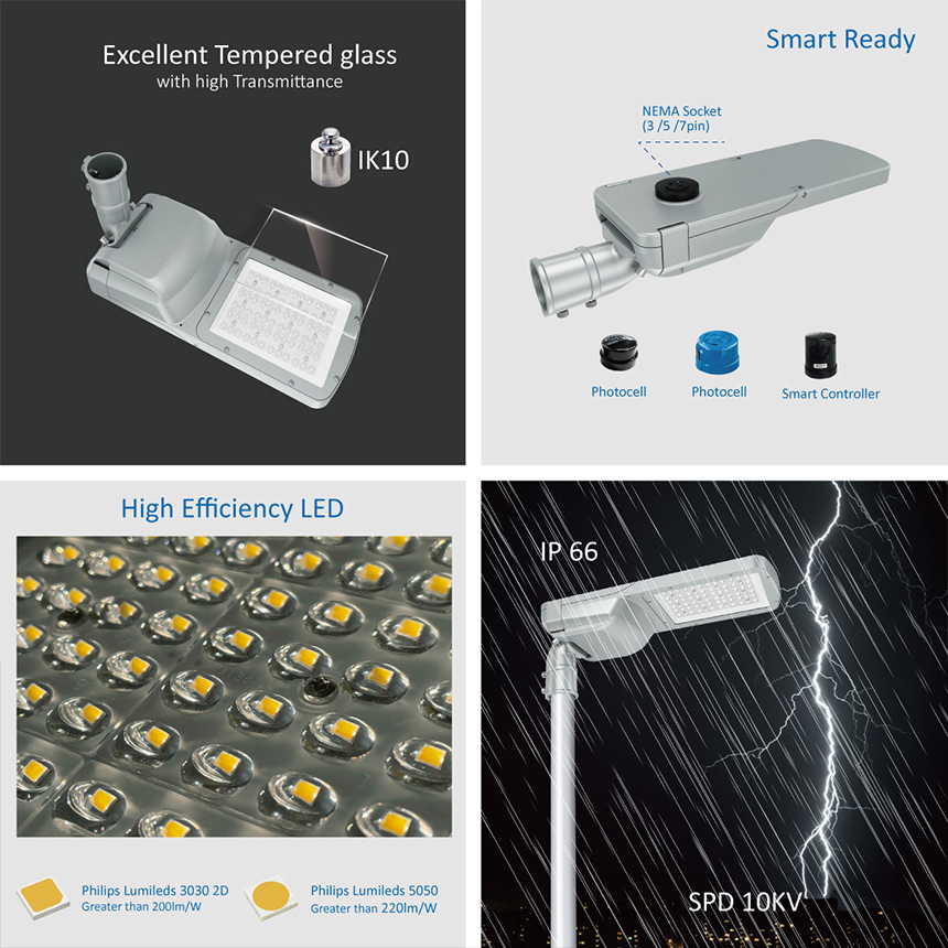 347V or 480V AC 200w led streetlight with 10KV SPD 347V or 480V AC 200w led streetlight with 10KV SPD
