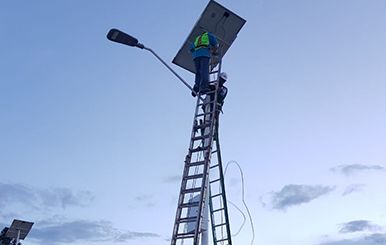 60W Solar LED Street Light in Mexico