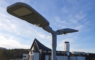 led street light with motion sensor in Norway