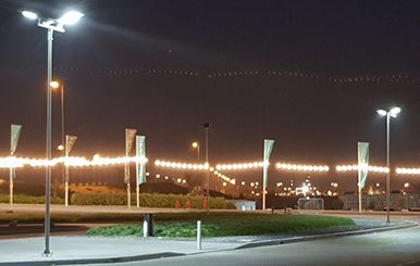 solar powered street lights in UAE