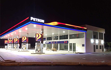 80w led gas station light in Malaysia