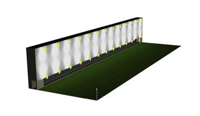 Dialux simulation design of Billboard Lighting