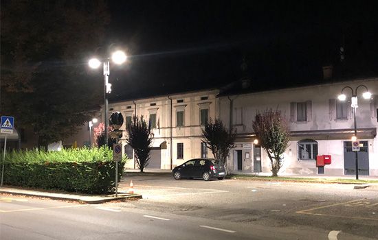 Post top led lights in Italy