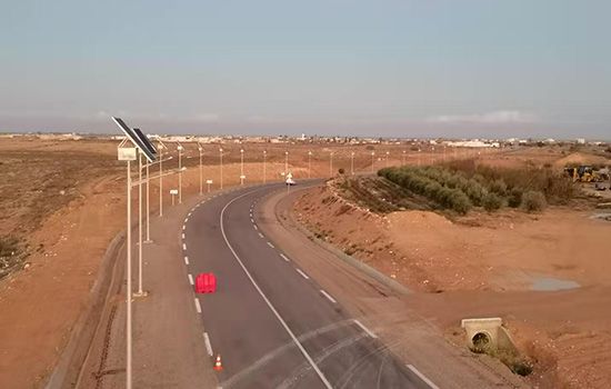 Solar Street Light project in Tunisia