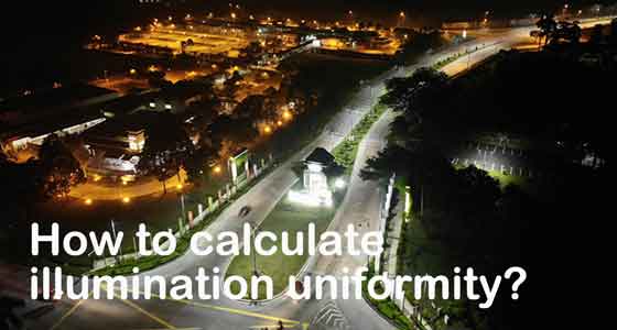 How to calculate illumination uniformity?